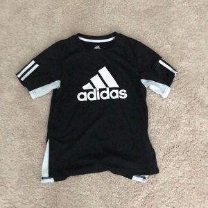 Kids Adidas 3 Stripe Tee